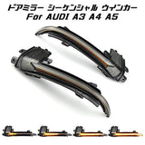 Sequental Turn Signal for Audi Compatible Door Mirror, LED A3, S3, S3, S4, S4, A5, S5, etc.