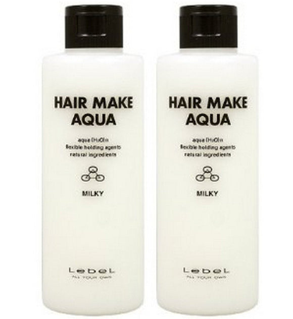 LebeL Hair Makeup Aqua Milky 200ml [Set of 2]