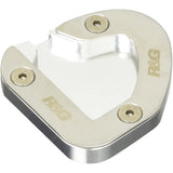R & G (R & G) Kick Stand Shoe Aluminum/Stainless Steel Silver/Black GSX1250FA (-13) BANDIT1250 ABS [Bandit] (07-) RG-PKS0014SI