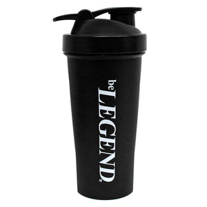 BeLegend Shaker Bottle, Lacquered Black, 20.3 fl oz (600 ml)