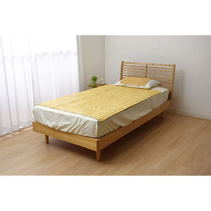 Ikehiko #5375840 Bamboo Mattress Pad, Made of Bamboo, Approx. 39.4 x 59.1 inches (100 x 150 cm), Natural Material