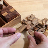 Rocks Motion, Wood Puzzle (ROKKUSUMO-SYON / UDDOPAZURUSETTO / 6 + 1)