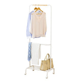 Doshisha IHR2-60WH Interior Hanger Rack, White, 2-Tier Type