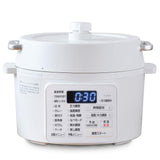Iris Ohyama PC-MA2-W Electric Pressure Cooker, Pressure Cooker, 0.6 gal (2.2 L), 2-Way Type, Grill Pot, 6 Automatic Menu, Includes Recipe Book with 65 Menu, White