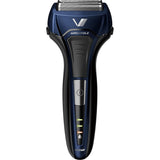 Izumi IZF-V559-A-EA Electric Shaver, Solid Series, 4 Blades, Reciprocating Type, Fully Washable, Blue (Replacement Blade + 1 Piece)