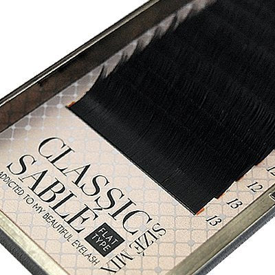 [amass Bona] Classic Sable Flat Type D Curl Size MIX×0.10mm