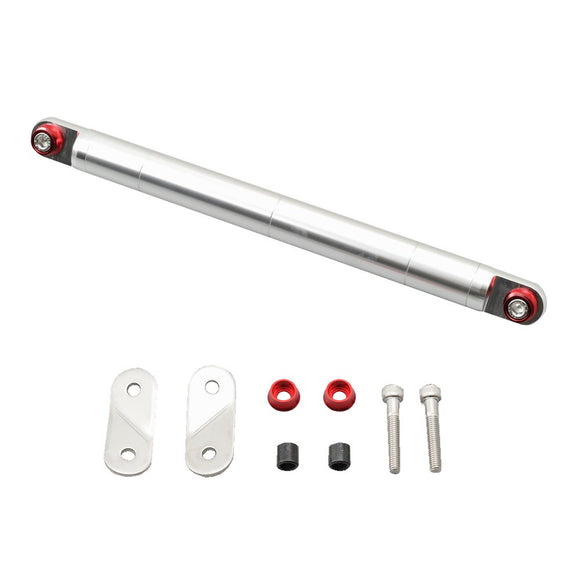 DAYTONA 91696 Multi-Mount Bar Sc, Clear/Red, Aluminum, PCX, Grom forza Majesty S, etc