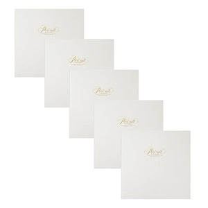 Chikuma 15812-7 Photo Mat Portrait Mat V-67 A4 2-Sided White Set of 5