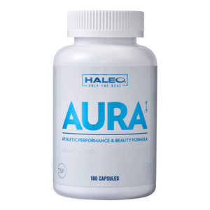 HALEO AURA Type I + Type II Collagen Double Combination x MSM x Sensinren Carefully Selected Ingredients 180 Capsules (30 Servings)