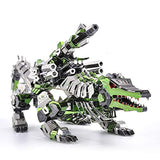 Micro World Marshgavial Mechanical Crocodile Shining Metallic Nano Puzzle/3D Metal Puzzle