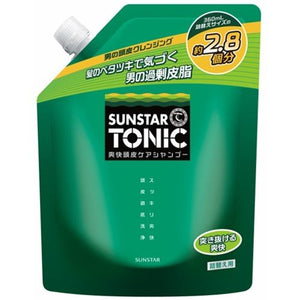 Sunstar Tonic Shampoo Refreshing Scalp Care Refill 1000mL Non-silicon Formula [Citrus Herb Fragrance]