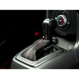 Venus G'BASE GSB-007 DESIGN SHIFT BOOTS DAIHATSU COPEN LA400K CVT (at) For CAR ONLY CARBON LOOK X RED Stitch