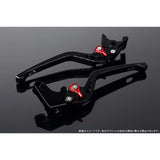 SSK Adjust Lever 3D Long Lever body Color: Mat Black Adjuster Color: Mat Red YZF-R1 2009-2014 LVEM041BK-RD
