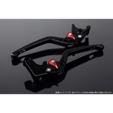 SSK LVEM028BK-RD Adjustable Lever, 3D Long, Lever Main Color: Matte Black, Adjuster Color: Matte Red