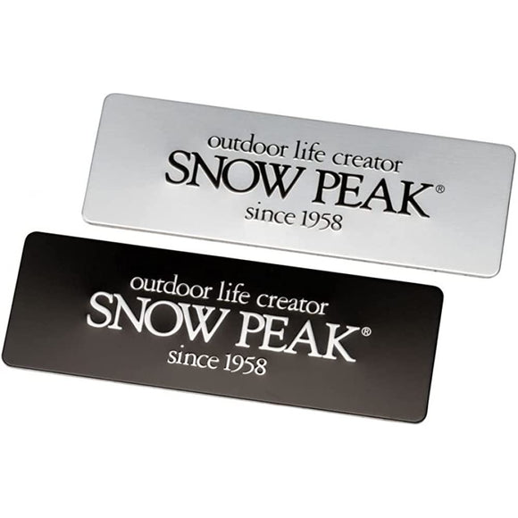 Snow Peak Metal Logo Sticker Set LETTER FES-158 Camping Accessories snow peak
