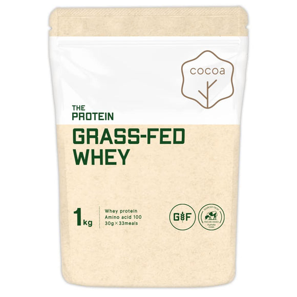 Zapro Grass Fed Protein 1Kg Cocoa Flavor No Artificial Sweeteners No Additives Takeuchi Pharmaceutical THE PROTEIN