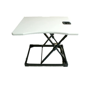 USEFUL SHOP Adjustable Desk, Folding Desk, Standing Desk, Nursing Dining Table, White