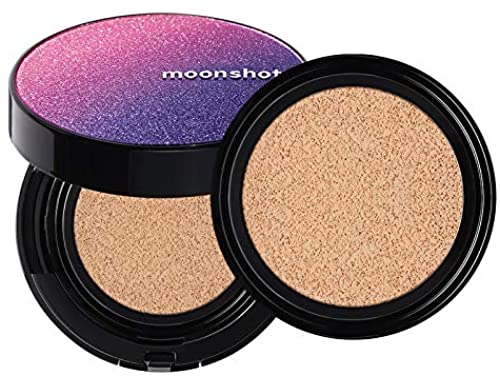 Cushion foundation Moonshot Micro Correct Fit [Color: 201 BEIGE] SPF50+ PA+++ Moisturizing Moisturizing Natural skin Covering power Semi-matte Not crumbling No wrinkling With puff moonshot MICRO CORRECT FIT CUSHION FOUNDATION