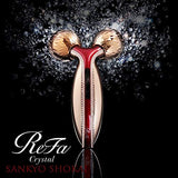 Sankyo Shokai ReFa Crystal Facial Beauty Roller, MTG, Genuine Pearl Red, Titanium Coating, Microcurrent, Beautiful Skin