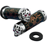 Doraggusupesyaritexi-Zu for Harley Skull Grip