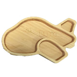 Jet Plate Set Bamboo Tableware FUNFAM