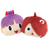 Gegege no Kitaro Loose Face Cushion, Set of 2 (Kitaro, Neko Musume) Plush Toy