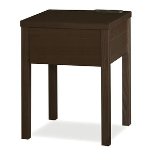 Okawa Furniture Seki Furniture 128614 Nighttable, Amand, Walnut Color