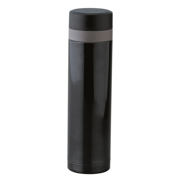 TAT Vacuum Stainless Steel Bottle with Sertona Stopper 340ml Black