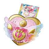 Takara Tomy Arts Kiratto Pri Chan Jewel Pact Sherbet Pink DX Set (Includes 3 Pink Jewels and KiraTickets)