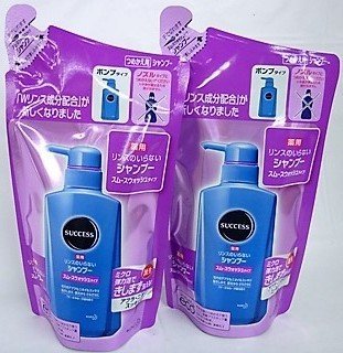 [Set of 2] Success Medicated Shampoo Smooth Wash Refill (rinse-in shampoo) 320ml x 2