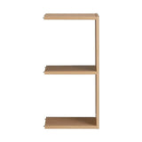 MUJI 37263185 Stacking Shelf, Extra 2 Tiers, Oak Wood, Width 15.7 x Depth 11.2 x Height 32.1 inches (40 x 28.5 x 81.5 cm)