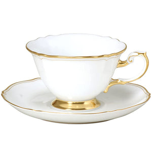 Okura Ceramics THE OKURA WHITE MASTERPIECE CUP & SAUCER