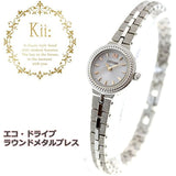 [Citizen] Key Kii: Eco Drive Solar Watch Women's Round Metal Bracelet EG2981-57A