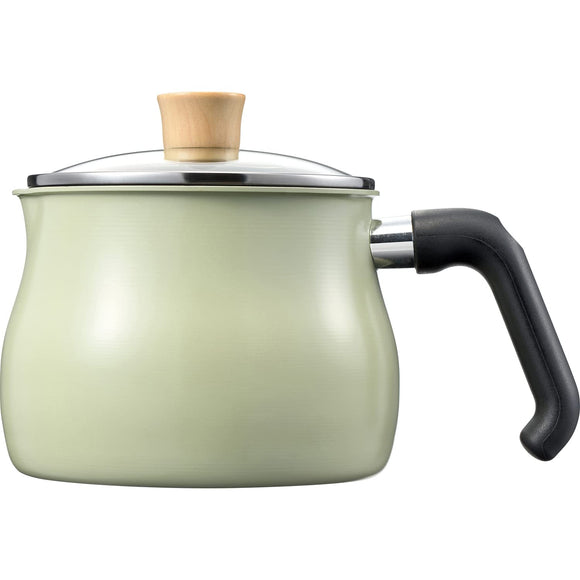 Wahei Freiz RB-2131 Multi Pot, To May Dolce, Living Alone, New Life, Medium Size, 5.5 inches (14 cm), 2.2 L (For 1 to 2 People), Lime Green, Induction Compatible, Fluorine Resin Treated, Rice Pot, Milk Pan, Fryer, To May Dolce, Living Alone, New Life