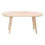 Fuji Boeki 37003 Mame Natural Signature Center Table, Low Table, Width 29.1 inches (74 cm), Natural, Wood