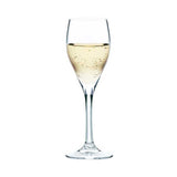 Toyo-Sasaki Glass SQ-04254HS Champagne Glass, Vintage, 4.9 fl oz (140 ml), Made in Japan, Dishwasher Safe, Set of 6