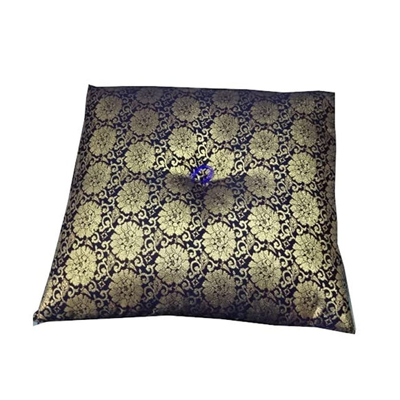Everyday Bedding Factory Corporate Octagonal Brocs, Peony, 23.2 x 24.8 inches (59 x 63 cm), Buddhist Altar Floor Cushion, Made in Japan