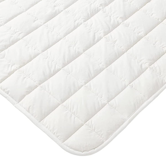 MUJI 44801642 Wool Cotton Bed Pad with Rubber S