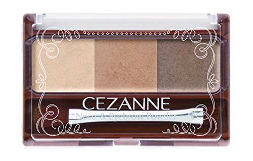 Cezanne Nose & Eyebrow Powder 02 Natural 3g with Nose Shadow Eyebrow Powder 02 Natural 3g