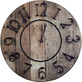 Magnetic Wall Clock Barrel Clock 1649 Brown