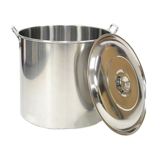 Size Pot (Diameter 13.8 inches (35 cm), Capacity: 11.3 gal (31 L), Stainless Steel, For Gas Fires