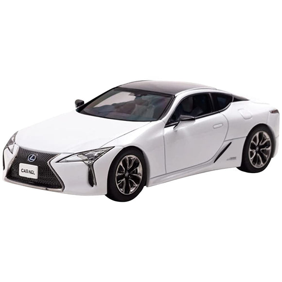 CARNEL 1/43 Lexus LC500h L Package (GWZ100) 2017 White Nova Glass Flake Finished Product