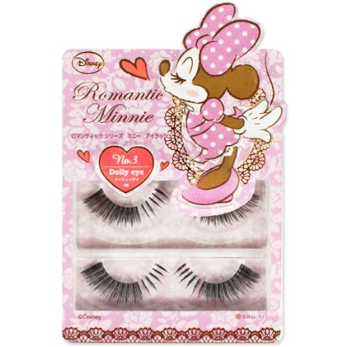 Disney Eyelash Minnie Mouse Dolly Eye Black