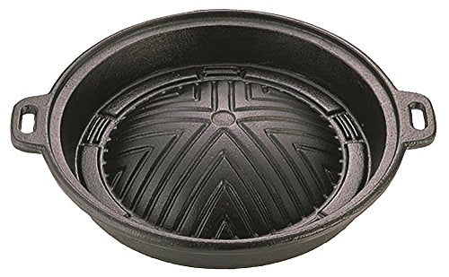 CAPTAIN STAG UG-3038 Cast Iron Gingiscan Pot, 9.8 inches (25 cm)