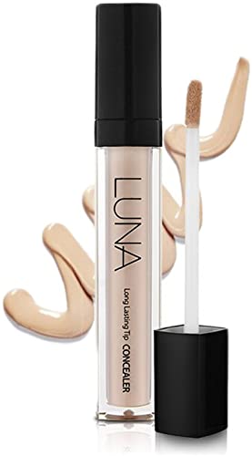 (Luna) Luna Long Lasting Tip Concealer Longlasting Tip Concealer Skin Cover (01 Light Beige)