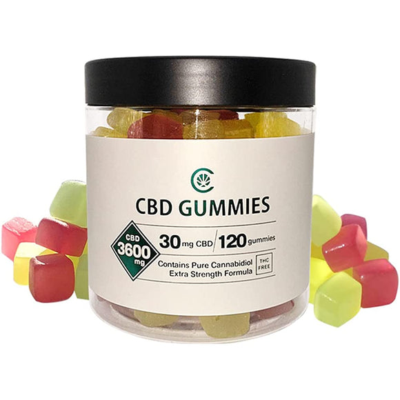 CannaTech CBD Gummies 30mg/Grain CBD Isolate (120 Gummies)