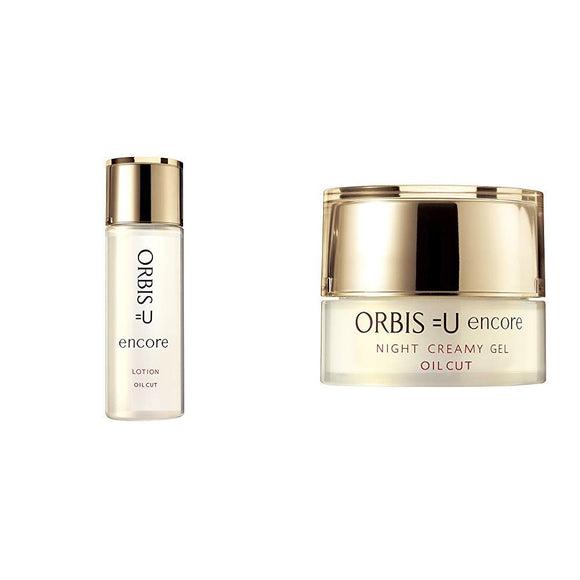 [Set] ORBIS Orbis You Encore Lotion 180mL Lotion & Orbis You Encore Night Creamy Gel 30g Night Moisturizer