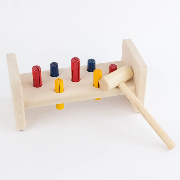 Wooden Toy Hammer Play Made in Japan