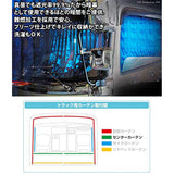 JET INOUE (Jet Inoue) Truck Curtain Gusuka Center Highf Black 507111