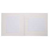 Chikuma 15812-7 Photo Mat Portrait Mat V-67 A4 2-Sided White Set of 5